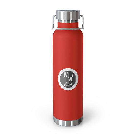 Golf Enthusiast Copper Insulated Water Bottle - Perfect for Outdoor Adventures, Sports Events, and Everyday Use, 22oz