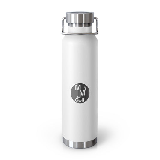 Golf Enthusiast Copper Insulated Water Bottle - Perfect for Outdoor Adventures, Sports Events, and Everyday Use, 22oz